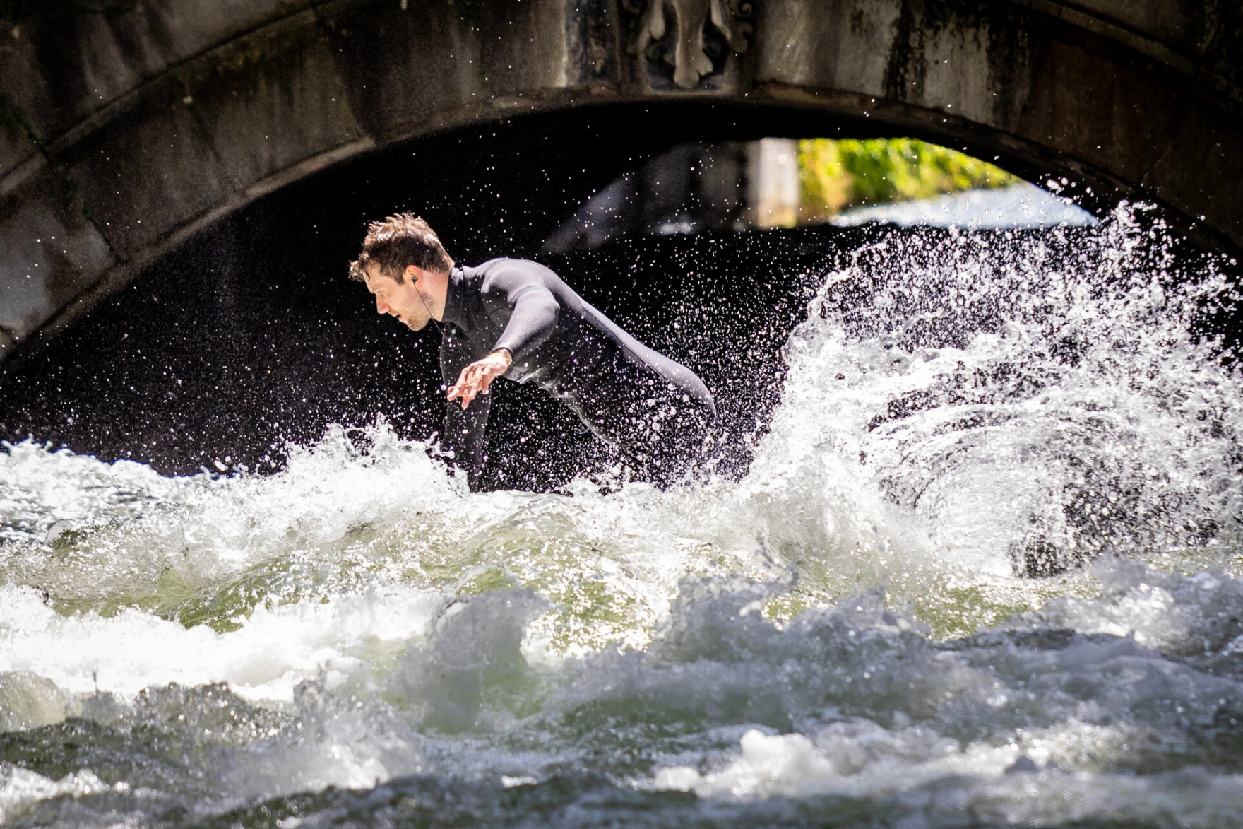 Surfen auf der Eisbachwelle