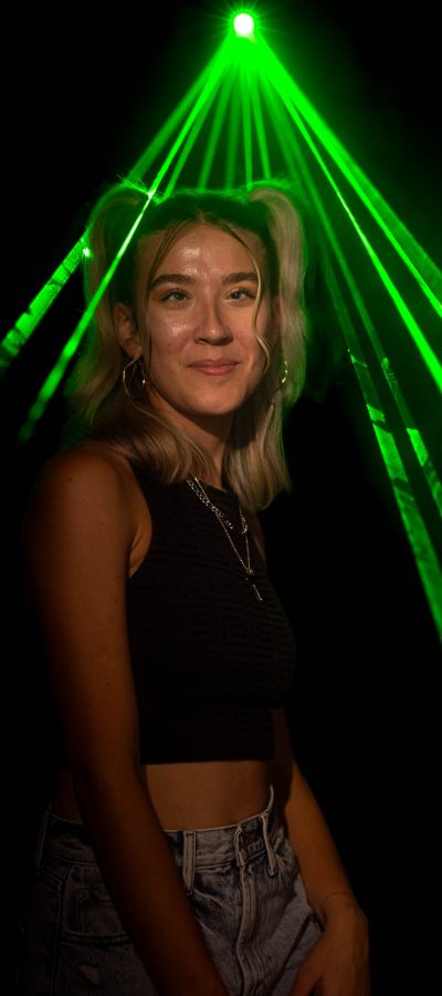 Karla im Laserlicht